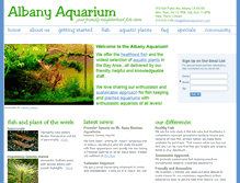 Tablet Screenshot of albanyaquarium.com
